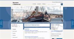 Desktop Screenshot of odsherredhavne.dk